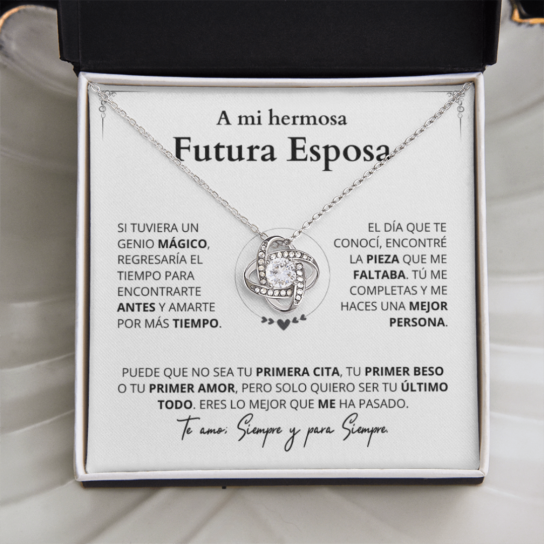 El regalo que guardará en su corazón para siempre, a mi hermosa futura esposa