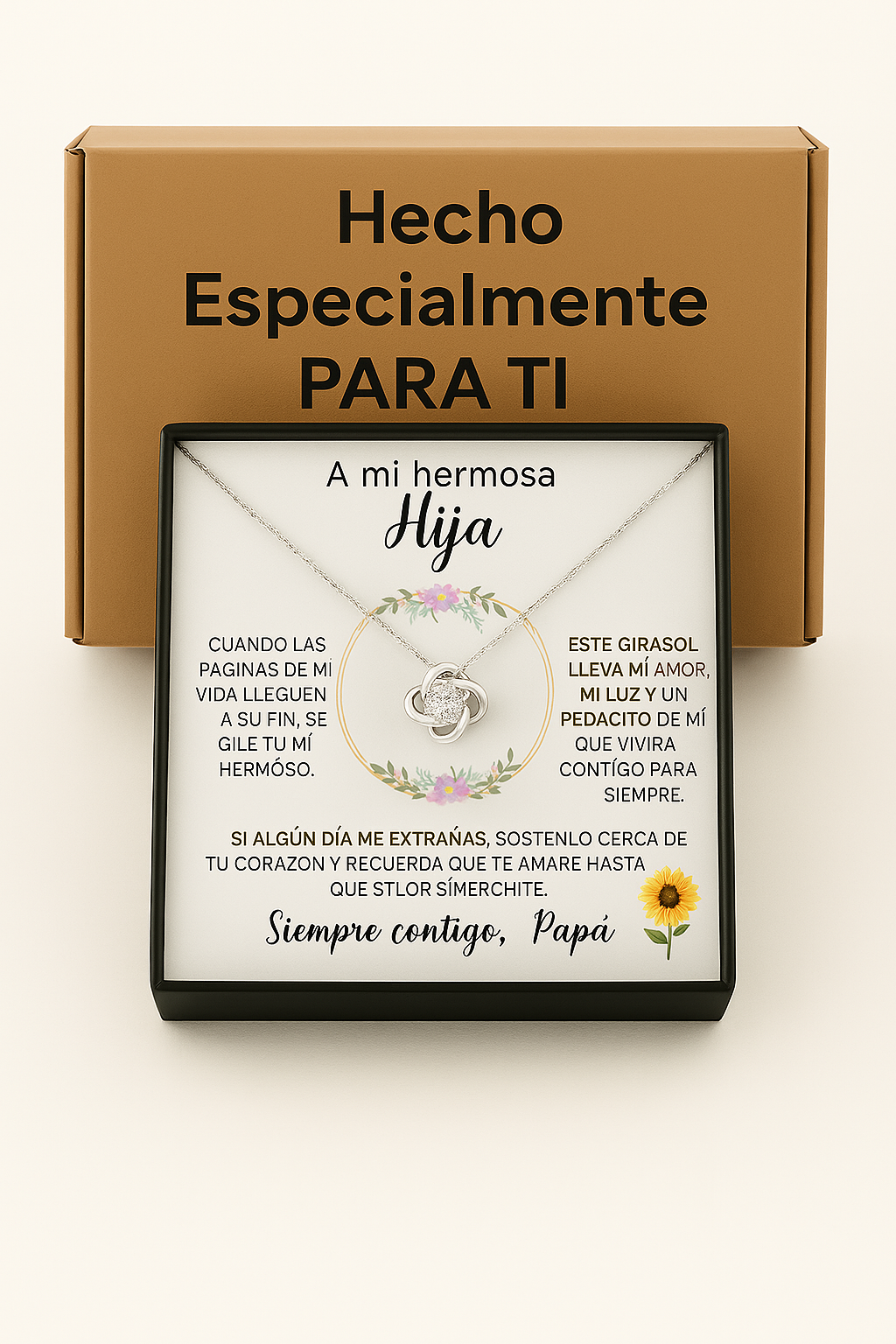 Collar “Siempre Contigo, Papá”