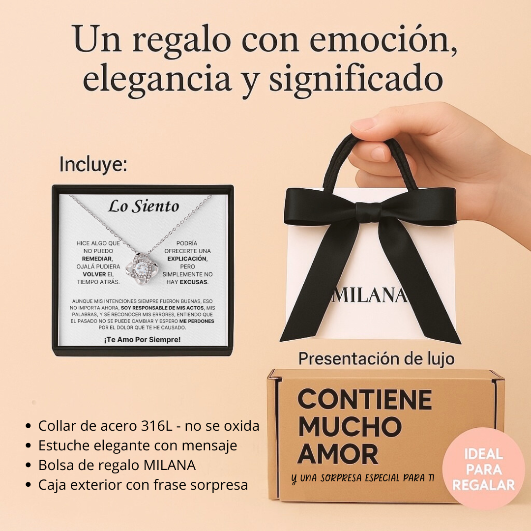 El regalo que guardará en su corazón para siempre, Collar de Disculpas para ella