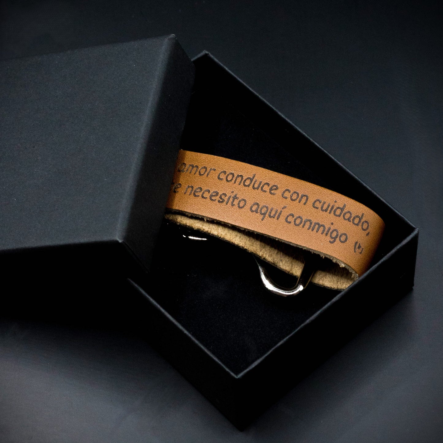 REGALO PARA ESPOSO - LLAVERO DE PIEL GENUINA