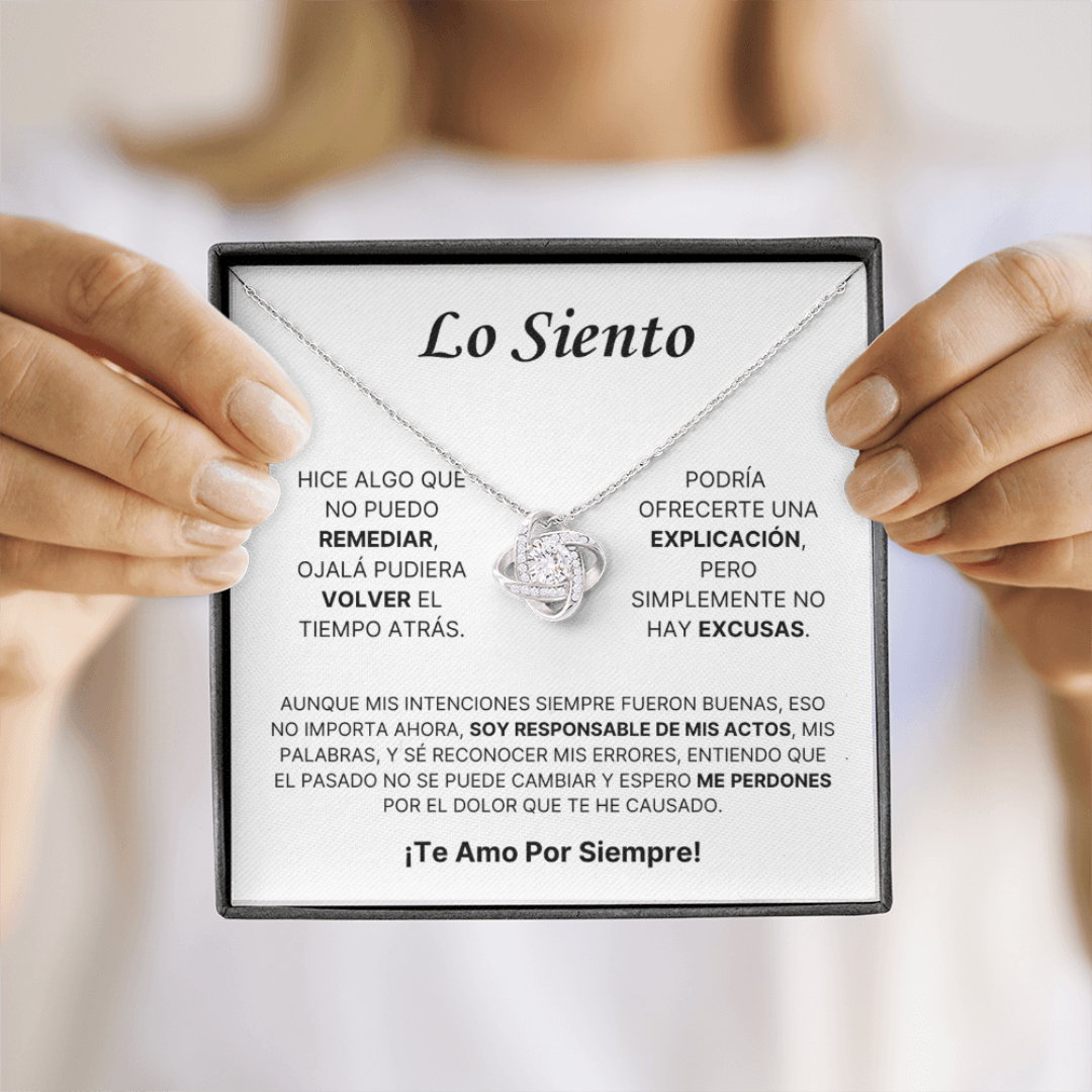 El regalo que guardará en su corazón para siempre, Collar de Disculpas para ella