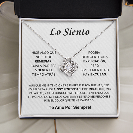 El regalo que guardará en su corazón para siempre, Collar de Disculpas para ella