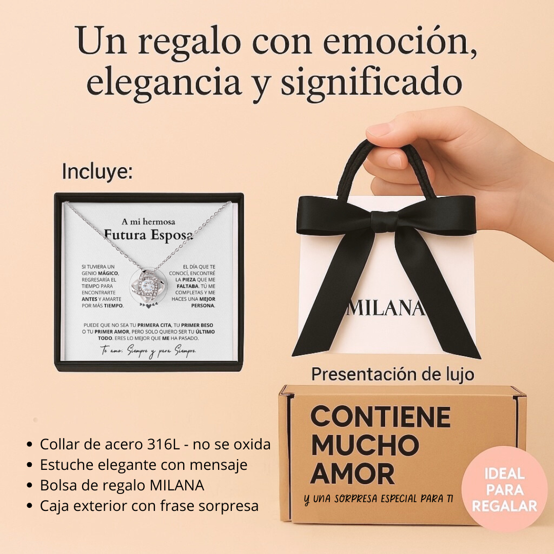El regalo que guardará en su corazón para siempre, a mi hermosa futura esposa